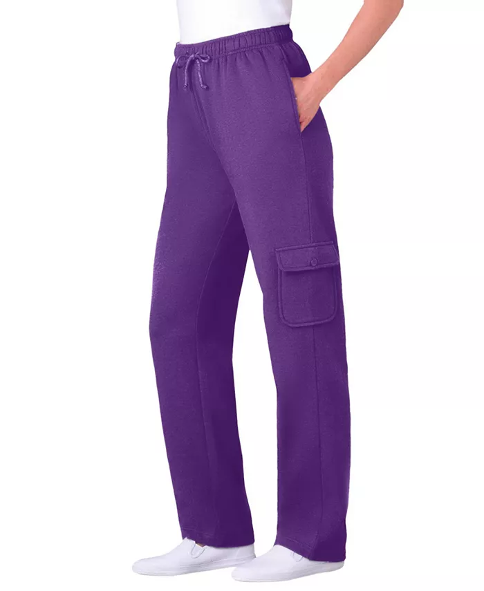 Повседневные карго-штаны с поясом на резинке Better-Fleece больших размеров Woman Within, фиолетовый
Повседневные карго-штаны с поясом на резинке Better-Fleece больших размеров Woman Within, фиолетовый