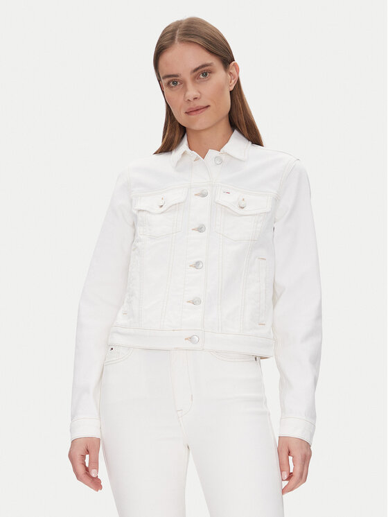 Джинсовая куртка обычного кроя Classic Trucker Jacket Bi8194 DW0DW20121 Tommy Jeans, белый
Джинсовая куртка обычного кроя Classic Trucker Jacket Bi8194 DW0DW20121 Tommy Jeans, белый