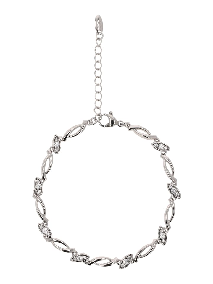 Faina Женский браслет со стразами, серебро
Faina Женский браслет со стразами, серебро