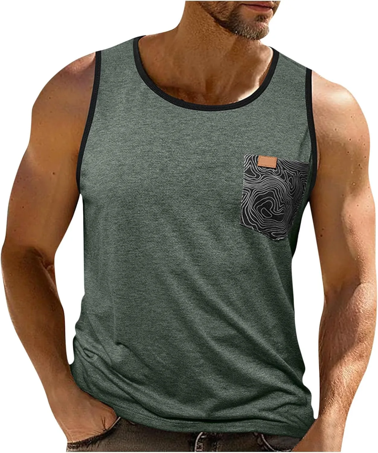 Мужская летняя безрукавка спортивная однотонная с карманами
Мужская летняя безрукавка спортивная однотонная с карманами