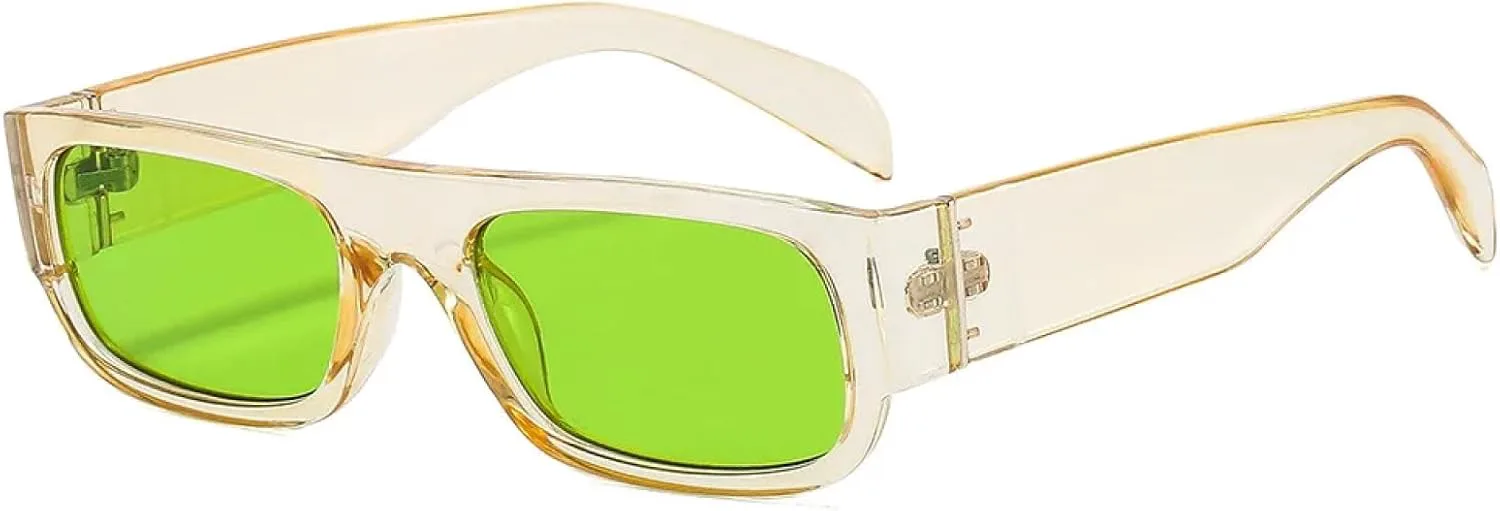 Модные ретро-солнцезащитные очки конфетных цветов для женщин и мужчин, стильные очки для активного отдыха с защитой от УФ-излучения UV400 VVTWSSW, Champagne Green
Модные ретро-солнцезащитные очки конфетных цветов для женщин и мужчин, стильные очки для активного отдыха с защитой от УФ-излучения UV400 VVTWSSW, Champagne Green