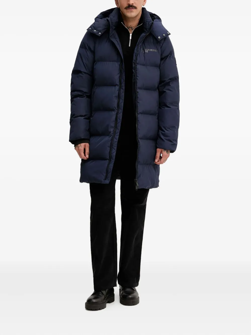 Пуховик с капюшоном Karl Lagerfeld Jeans, синий
Пуховик с капюшоном Karl Lagerfeld Jeans, синий