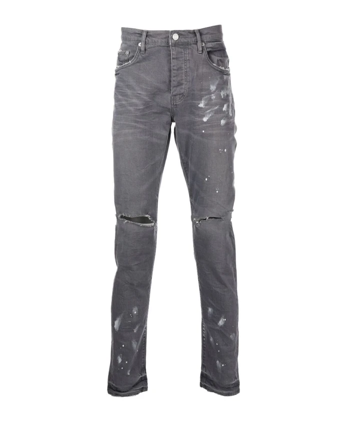 Рваные джинсы узкого кроя Purple Brand, серый
Рваные джинсы узкого кроя Purple Brand, серый