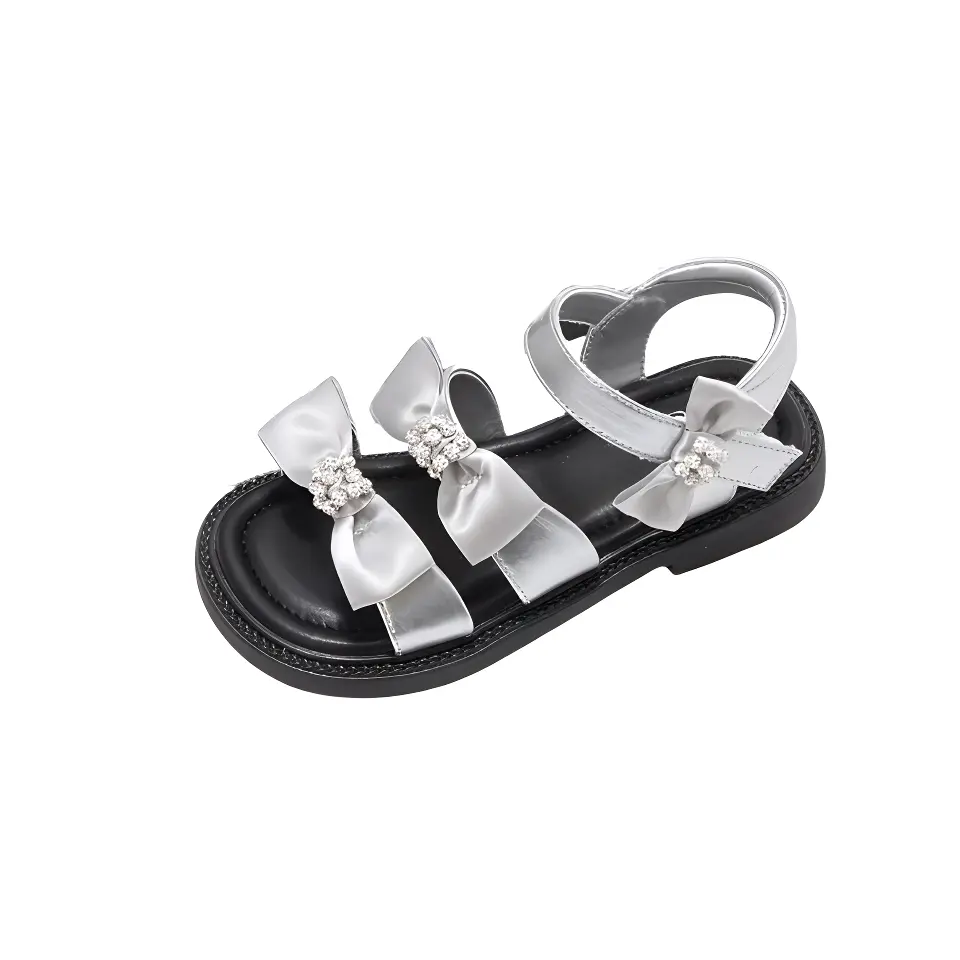 Сандалии детские, нескользящие, износостойкие, легкие, амортизирующие, увеличивающие рост, дышащие, с низким верхом Neon, серебряный
Сандалии детские, нескользящие, износостойкие, легкие, амортизирующие, увеличивающие рост, дышащие, с низким верхом Neon, серебряный