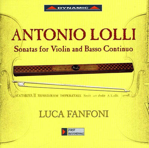 CD диск Lolli / Fanfoni / De Giudice / Erich / Tanetti: Sonatas for Violin 
CD диск Lolli / Fanfoni / De Giudice / Erich / Tanetti: Sonatas for Violin