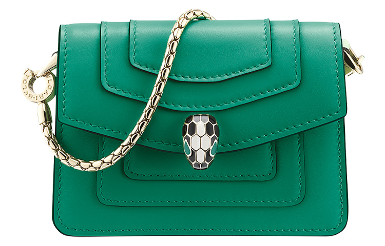 BVLGARI Серпенти Форевер Кожаный брелок для сумки Ярко-зеленый
BVLGARI Серпенти Форевер Кожаный брелок для сумки Ярко-зеленый