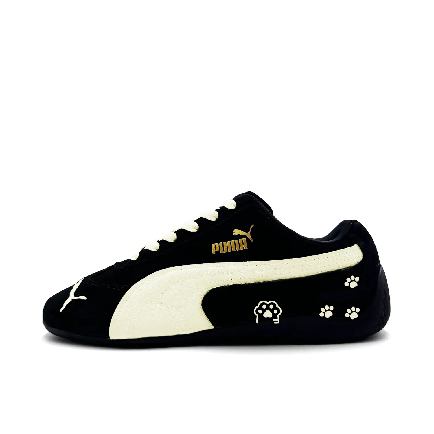 PUMA Speedcat Collection Custard Cat Paw низкие гоночные туфли Unisex Black Yellow
PUMA Speedcat Collection Custard Cat Paw низкие гоночные туфли Unisex Black Yellow