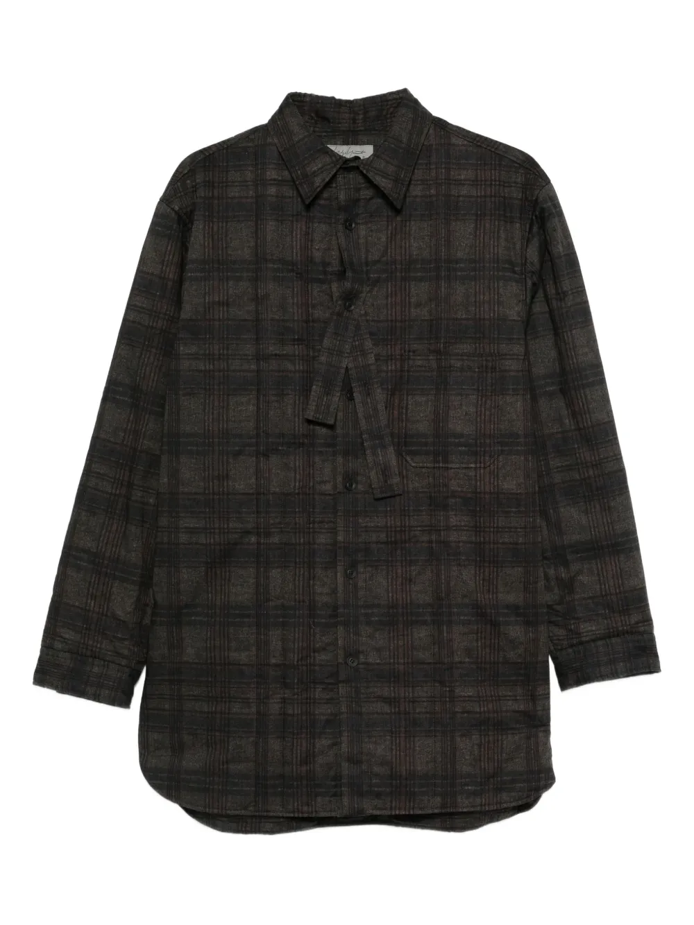 Рубашка в клетку Yohji Yamamoto, коричневый
Рубашка в клетку Yohji Yamamoto, коричневый