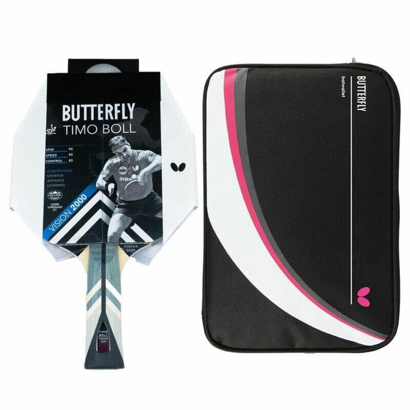 Ракетка для настольного тенниса Butterfly 1x Timo Boll Vision 2000 + чехол Drive Case II
Ракетка для настольного тенниса Butterfly 1x Timo Boll Vision 2000 + чехол Drive Case II