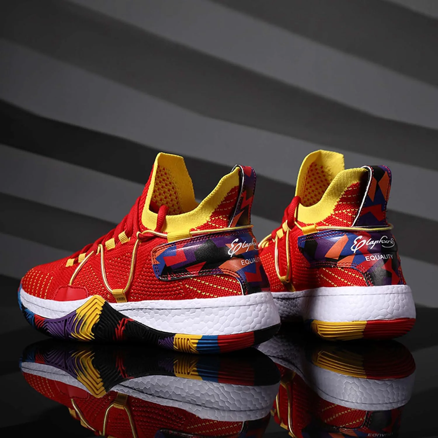 Мужские и женские кроссовки с сетчатым верхом, дышащие, для баскетбола, средней высоты, на шнуровке, для повседневной носки, удобные и противоскользящие, для бейсбола, прогулок по парку, бадминтона, волейбола и настольного тенниса KSYVUCRD, крас...
Мужские и женские кроссовки с сетчатым верхом, дышащие, для баскетбола, средней высоты, на шнуровке, для повседневной носки, удобные и противоскользящие, для бейсбола, прогулок по парку, бадминтона, волейбола и настольного тенниса KSYVUCRD, крас...