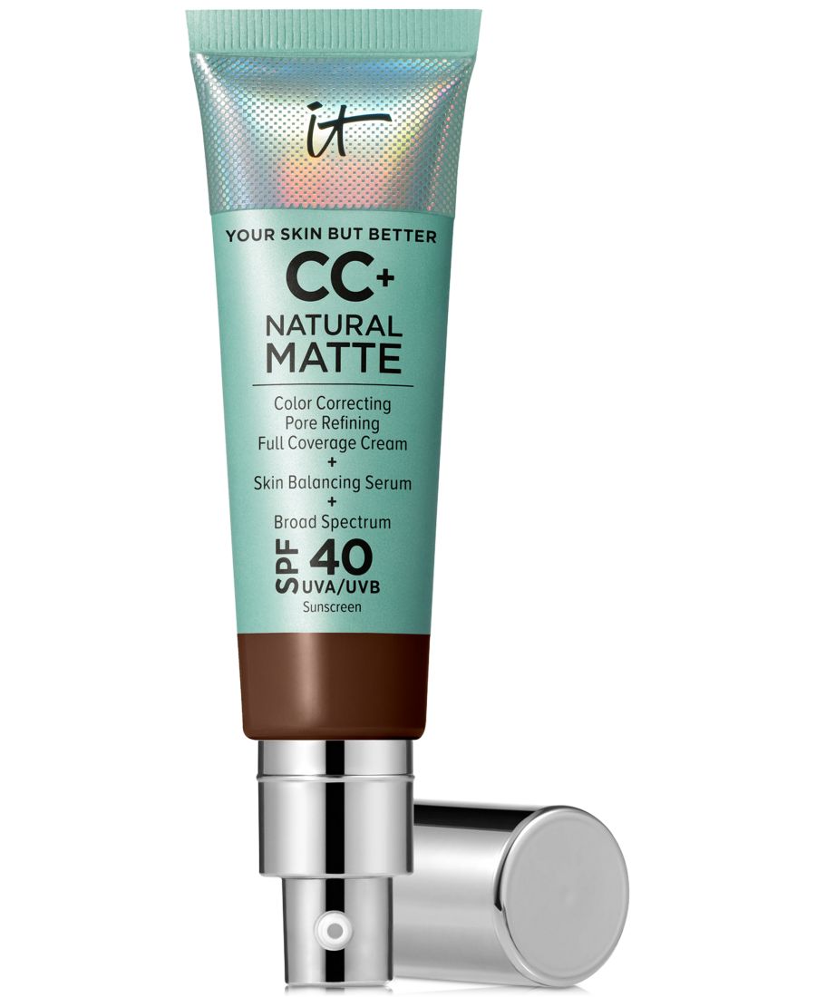 CC+ кремовая матирующая тональная основа SPF 40 IT Cosmetics, цвет deep mocha
CC+ кремовая матирующая тональная основа SPF 40 IT Cosmetics, цвет deep mocha
