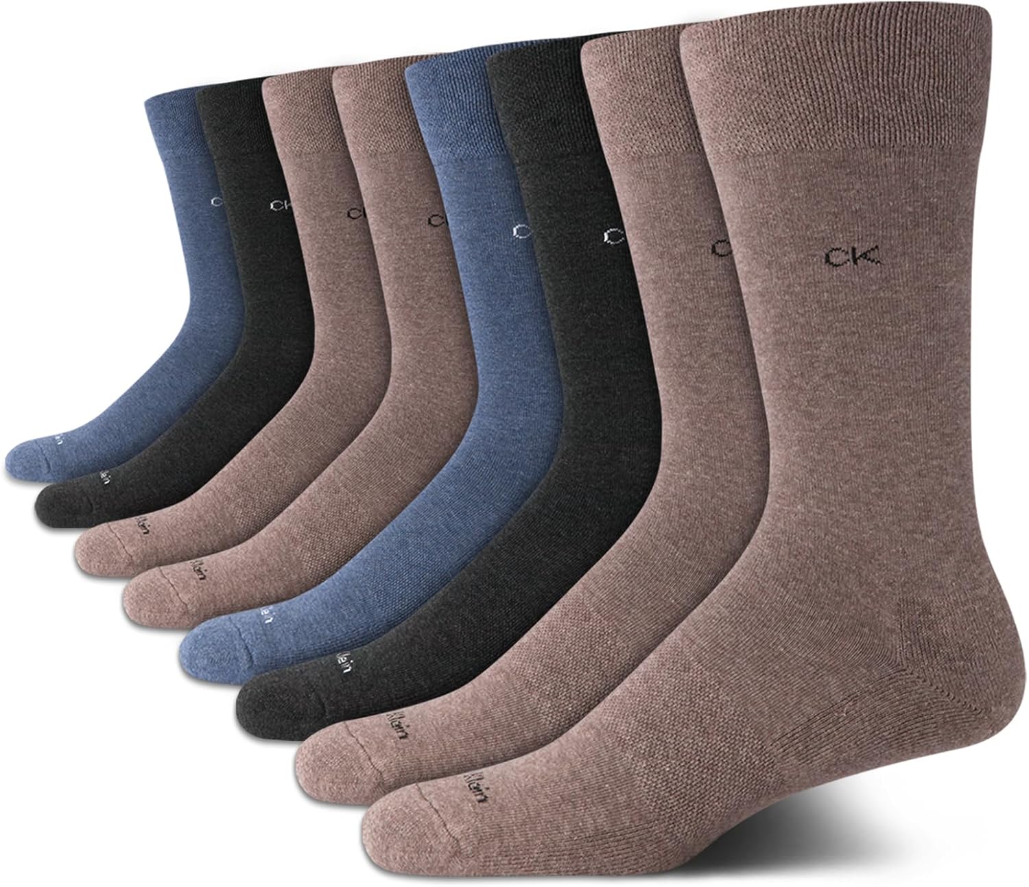 Мужские носки Calvin Klein под наряд - 8 пар хлопковых носков с мягкой подкладкой для работы и деловых встреч., Brown Multi
Мужские носки Calvin Klein под наряд - 8 пар хлопковых носков с мягкой подкладкой для работы и деловых встреч., Brown Multi