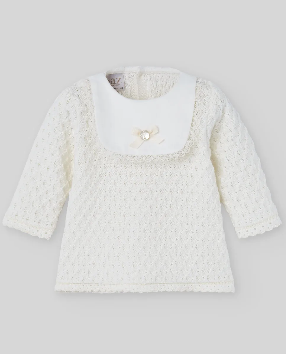 Вязаный детский жакет с текстурой, коллекция Пони PAZ Rodríguez, светло-бежевый
Вязаный детский жакет с текстурой, коллекция Пони PAZ Rodríguez, светло-бежевый