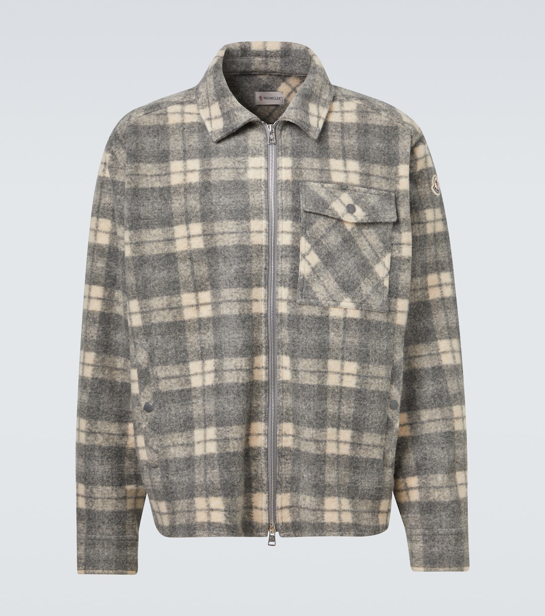 Клетчатая рубашка Moncler, Light Grey Check
Клетчатая рубашка Moncler, Light Grey Check