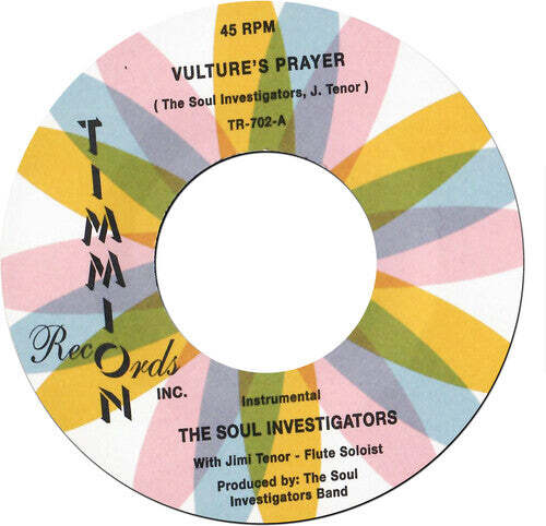 Сингл 7" Soul Investigators (Feat. Jimi Tenor): Vulture's Prayer/Bad Viberations
Сингл 7" Soul Investigators (Feat. Jimi Tenor): Vulture's Prayer/Bad Viberations