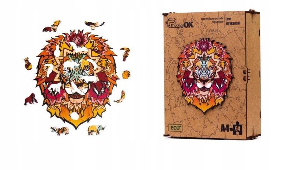 Пазл деревянный ЭКО 64 Африканский Лев А4 PuzA4-00706 Inna marka
Пазл деревянный ЭКО 64 Африканский Лев А4 PuzA4-00706 Inna marka