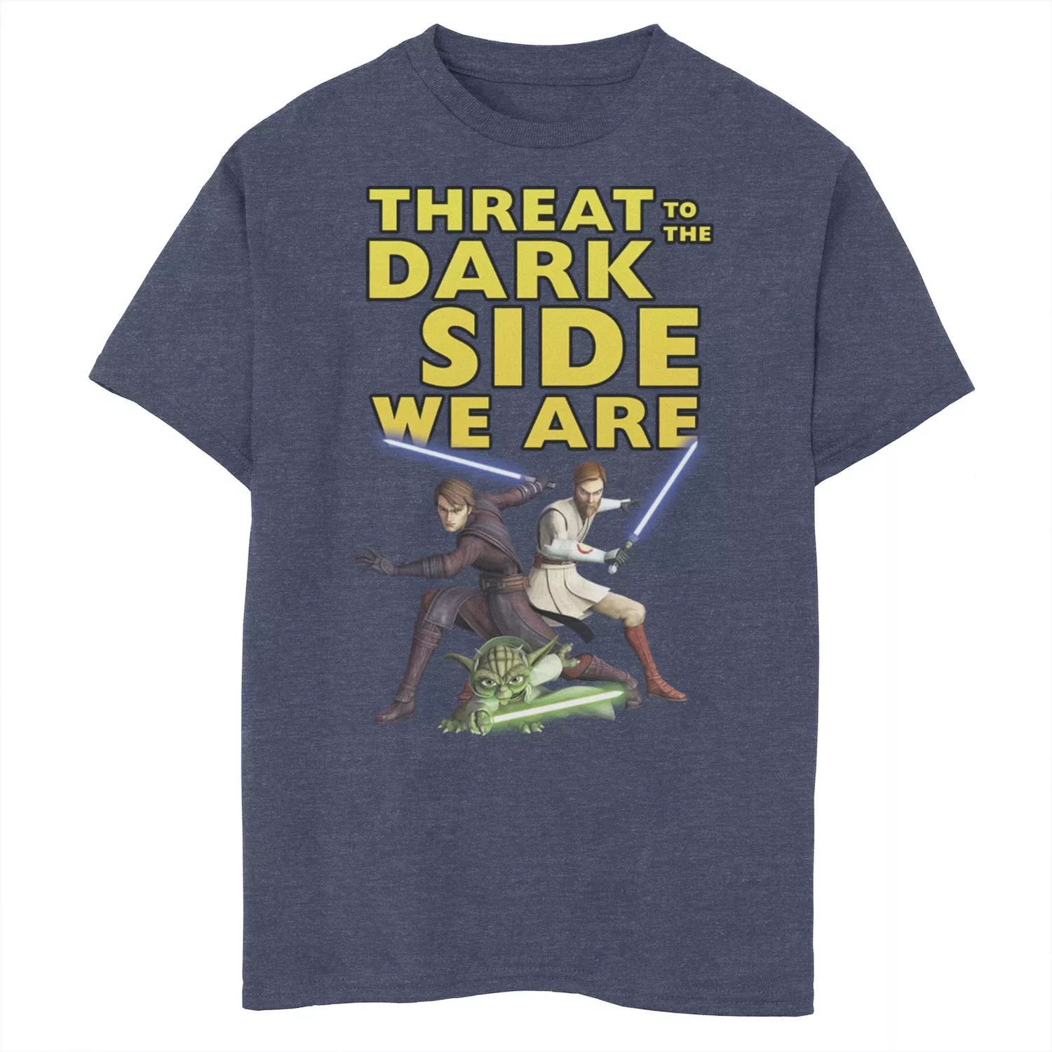 Футболка с рисунком «Мы — для мальчиков 8–20 лет, Звездные войны: Войны клонов, угроза темной стороне» Star Wars
Футболка с рисунком «Мы — для мальчиков 8–20 лет, Звездные войны: Войны клонов, угроза темной стороне» Star Wars