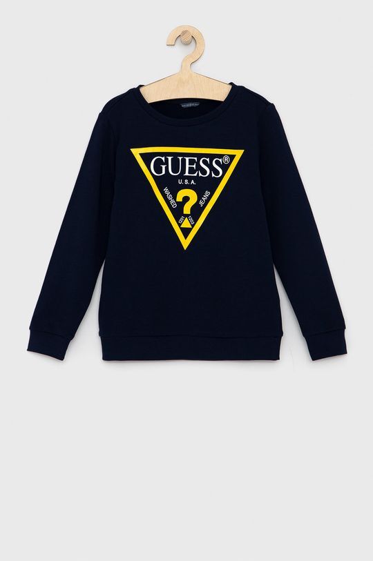 Детская хлопковая толстовка Guess, темно-синий
Детская хлопковая толстовка Guess, темно-синий