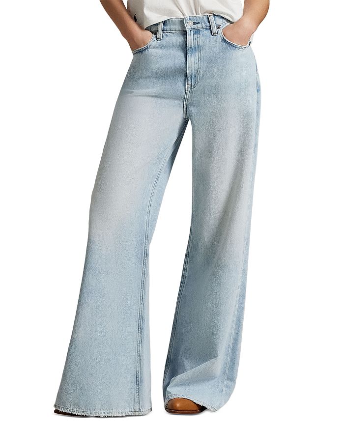 Джинсы с высокой посадкой и широкими штанинами в синем цвете Ralph Lauren, синий
Джинсы с высокой посадкой и широкими штанинами в синем цвете Ralph Lauren, синий