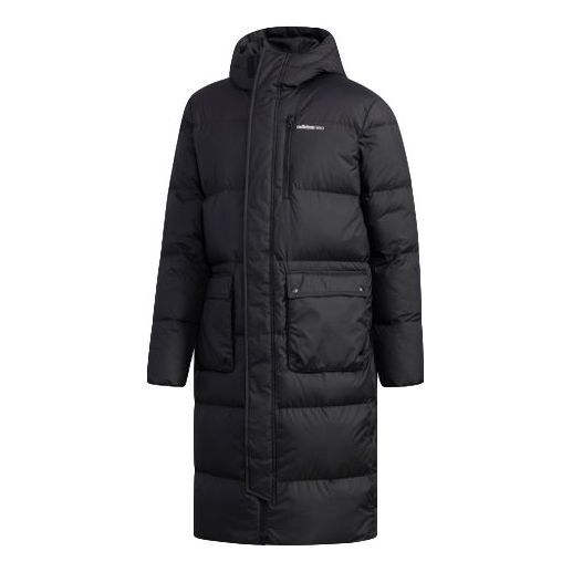 Пуховик adidas neo High Collar Long Down Jacket Black, черный 
Пуховик adidas neo High Collar Long Down Jacket Black, черный