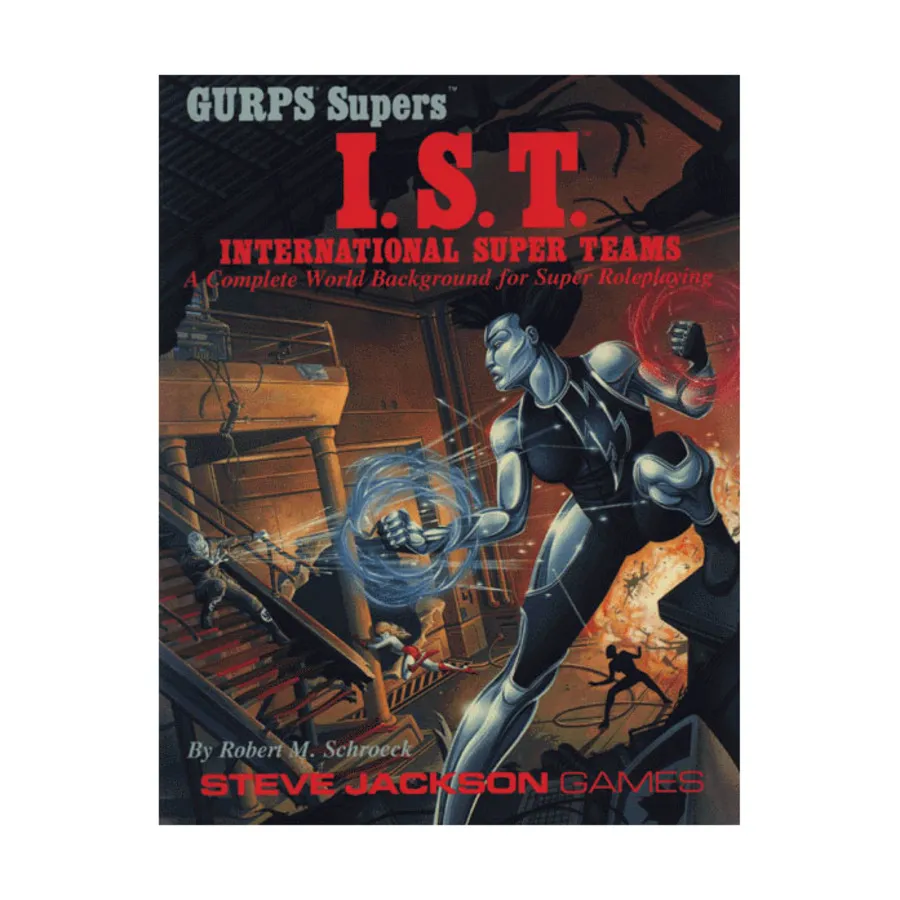 I.S.T. - International Super Teams, GURPS (1st-3rd Edition) - Supers, мягкая обложка
I.S.T. - International Super Teams, GURPS (1st-3rd Edition) - Supers, мягкая обложка