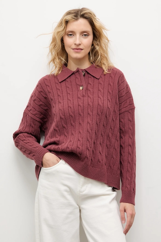 Кашемировый свитер Answear.Lab, бордовый
Кашемировый свитер Answear.Lab, бордовый