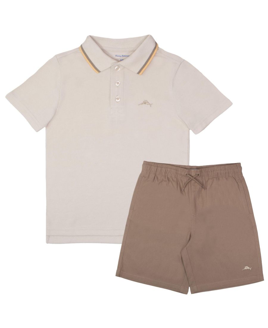 Комплект одежды для мальчиков: поло и шорты Tommy Bahama, Birch
Комплект одежды для мальчиков: поло и шорты Tommy Bahama, Birch