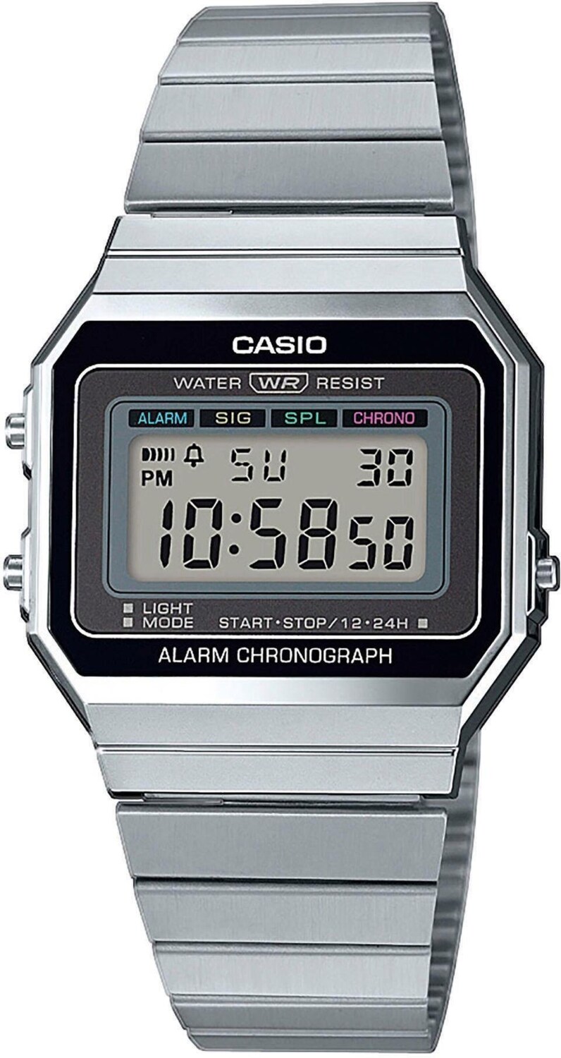 CASIO VINTAGE Цифровые часы в серебристом цвете
CASIO VINTAGE Цифровые часы в серебристом цвете