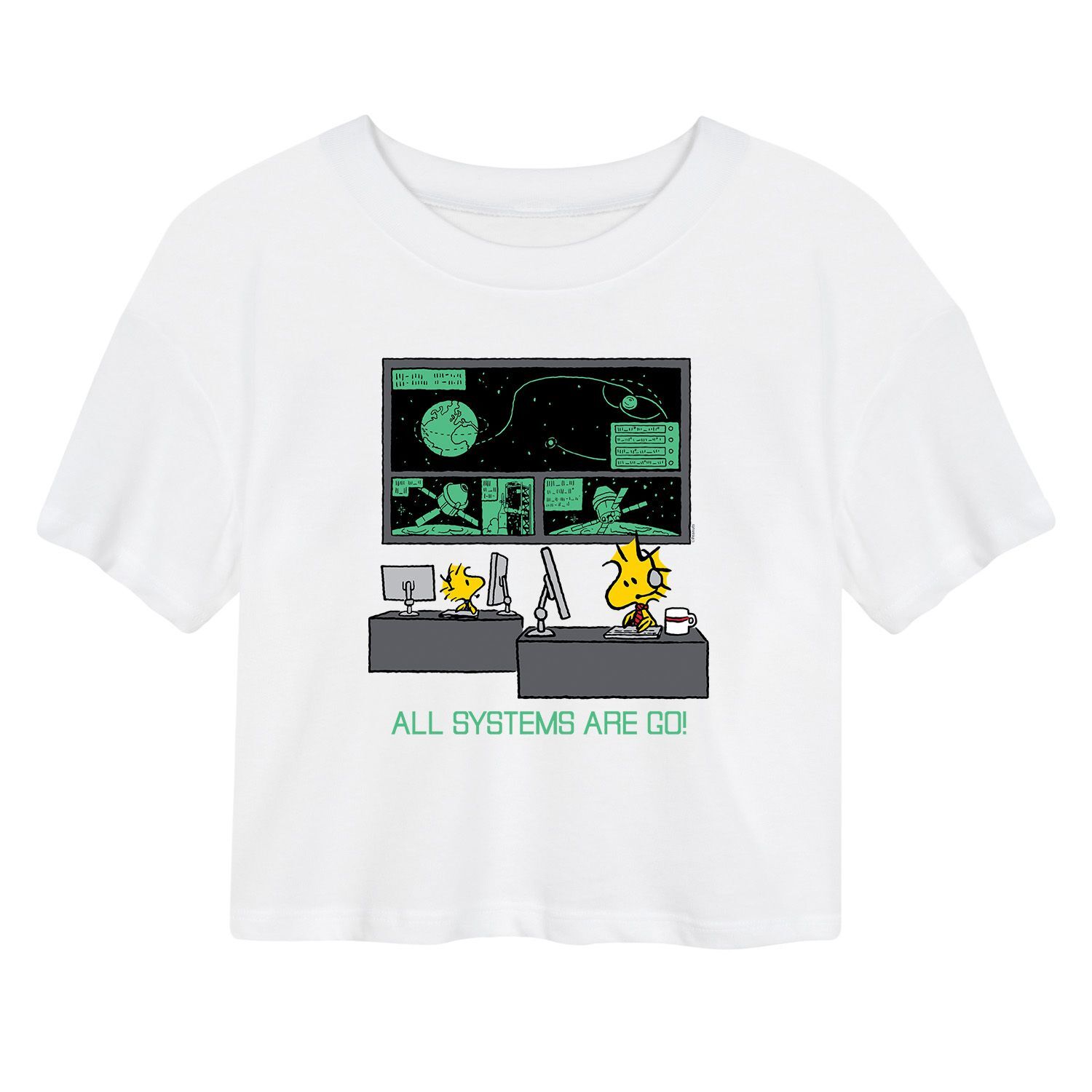 Укороченная футболка Juniors' Peanuts Woodstock Mission Control Licensed Character
Укороченная футболка Juniors' Peanuts Woodstock Mission Control Licensed Character