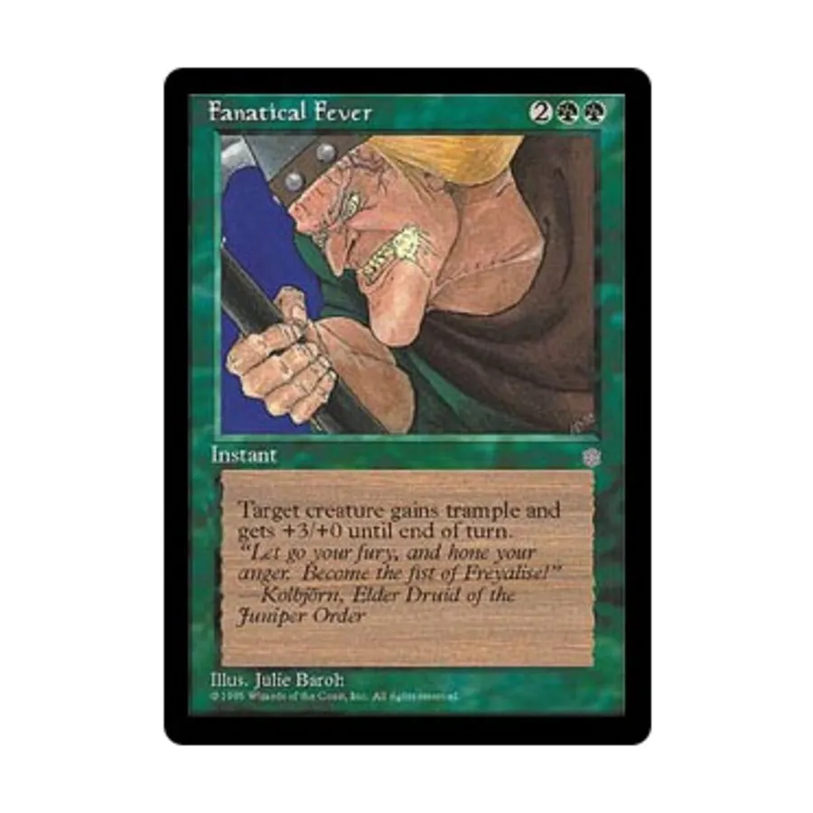 CCG Фанатичная лихорадка (U), MTG - Ice Age
CCG Фанатичная лихорадка (U), MTG - Ice Age