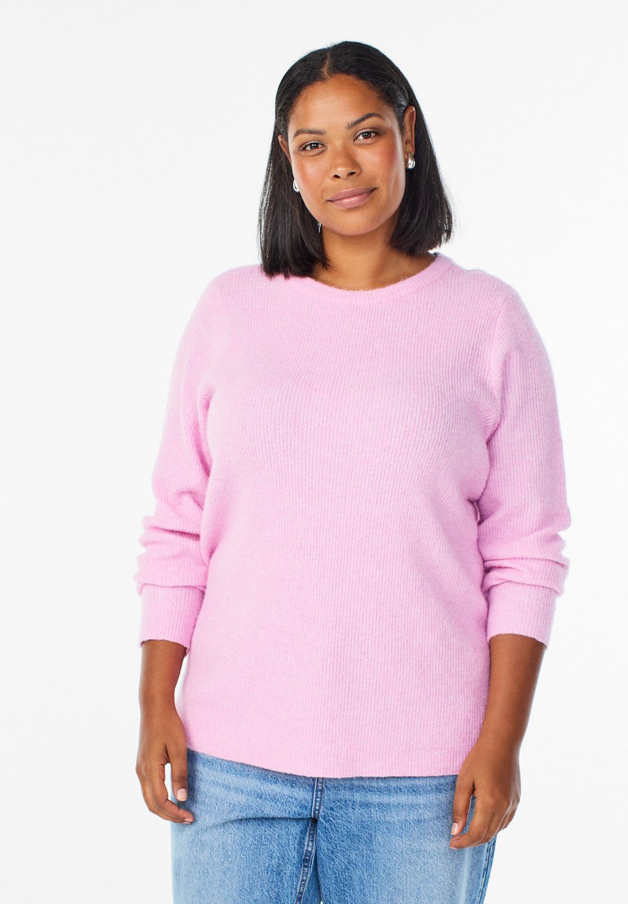 Джемпер Zizzi Jumper, Bonbon Melange/Mottled Light Pink
Джемпер Zizzi Jumper, Bonbon Melange/Mottled Light Pink