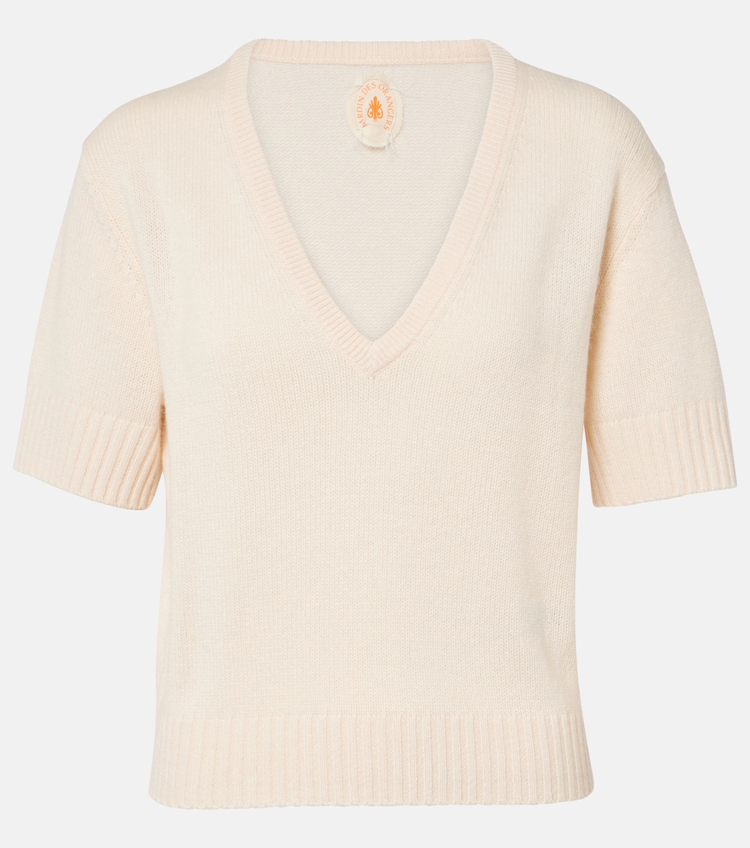 Кашемировый свитер Jardin des Orangers, бежевый 
Кашемировый свитер Jardin des Orangers, бежевый