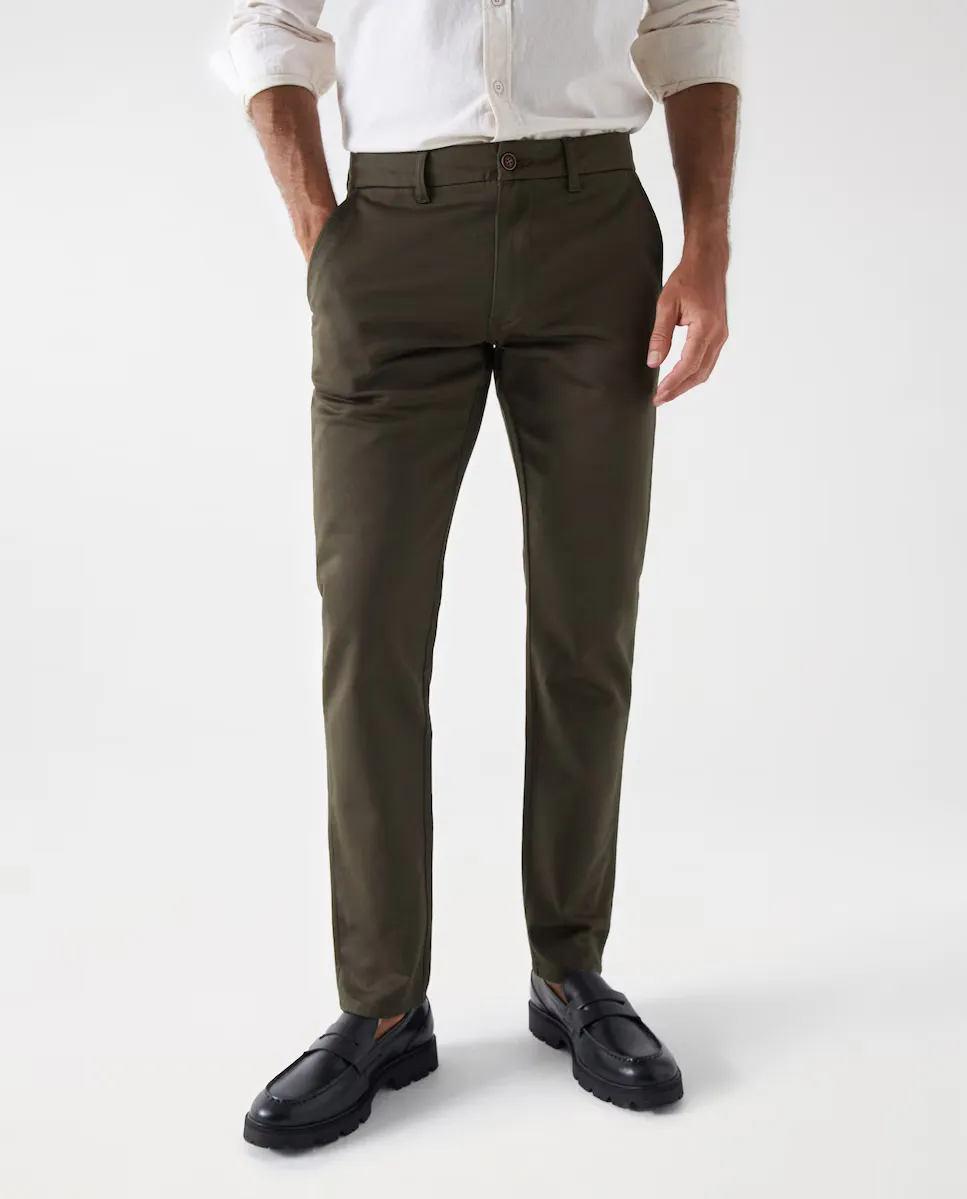 Узкие мужские брюки чинос с технологией S-Activ Salsa Jeans, цвет Verde Militar
Узкие мужские брюки чинос с технологией S-Activ Salsa Jeans, цвет Verde Militar