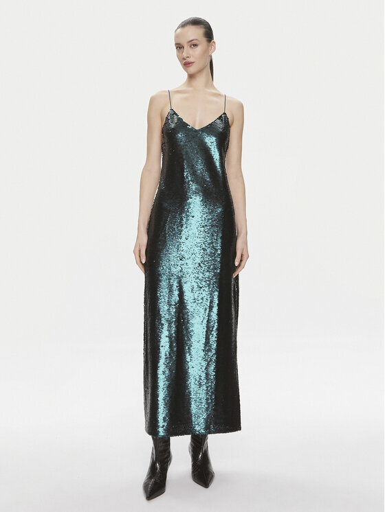 Коктейльное платье стандартного кроя Samsøe Samsøe, зеленый 
Коктейльное платье стандартного кроя Samsøe Samsøe, зеленый