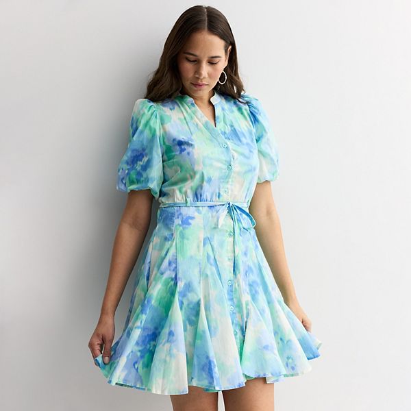 Женское платье с V-образным вырезом, пуговицами спереди и пышными рукавами из вуали Taylor
Женское платье с V-образным вырезом, пуговицами спереди и пышными рукавами из вуали Taylor