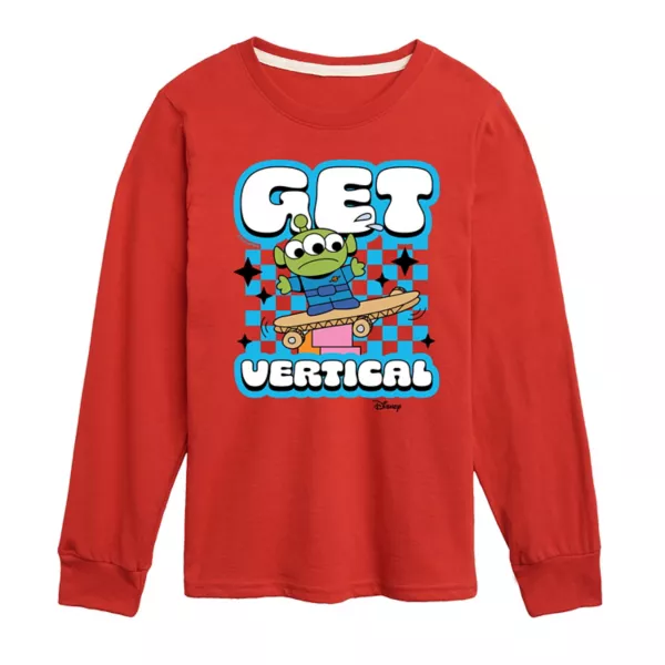 Футболка с длинным рукавом и принтом «История игрушек: Пришельцы» для мальчиков 8-20 лет Disney / Pixar, красный 
Футболка с длинным рукавом и принтом «История игрушек: Пришельцы» для мальчиков 8-20 лет Disney / Pixar, красный
