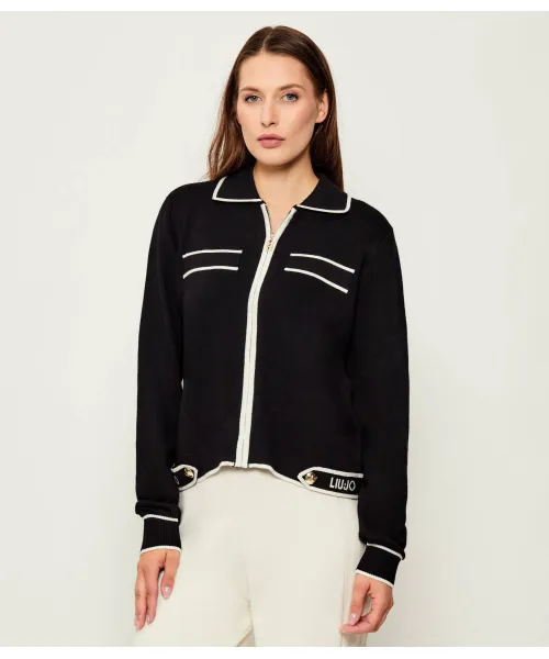 Свитер Regular fit Liu Jo Sport, черный 
Свитер Regular fit Liu Jo Sport, черный