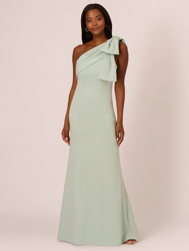 Платье макси из эластичного крепа Adrianna Papell, цвет Icy Sage 
Платье макси из эластичного крепа Adrianna Papell, цвет Icy Sage