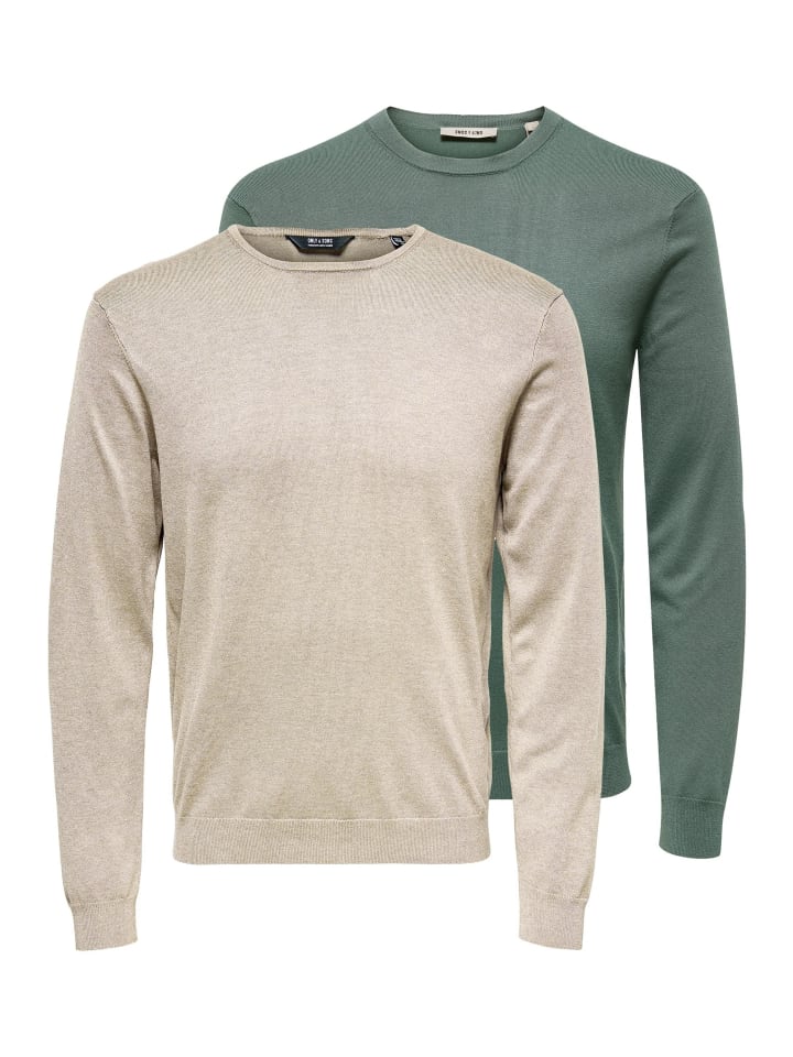 ONLY & SONS Свитер Wyler светло-зеленого/бежевого цвета
ONLY & SONS Свитер Wyler светло-зеленого/бежевого цвета