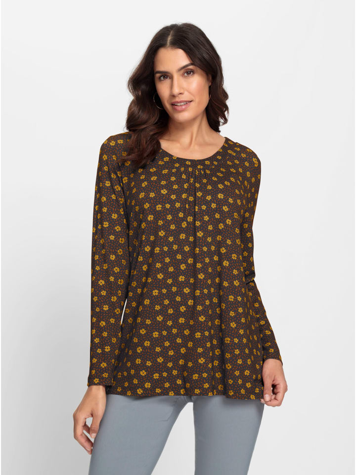 Рубашка-туника с графитово-охристым принтом WITT WEIDEN
Рубашка-туника с графитово-охристым принтом WITT WEIDEN