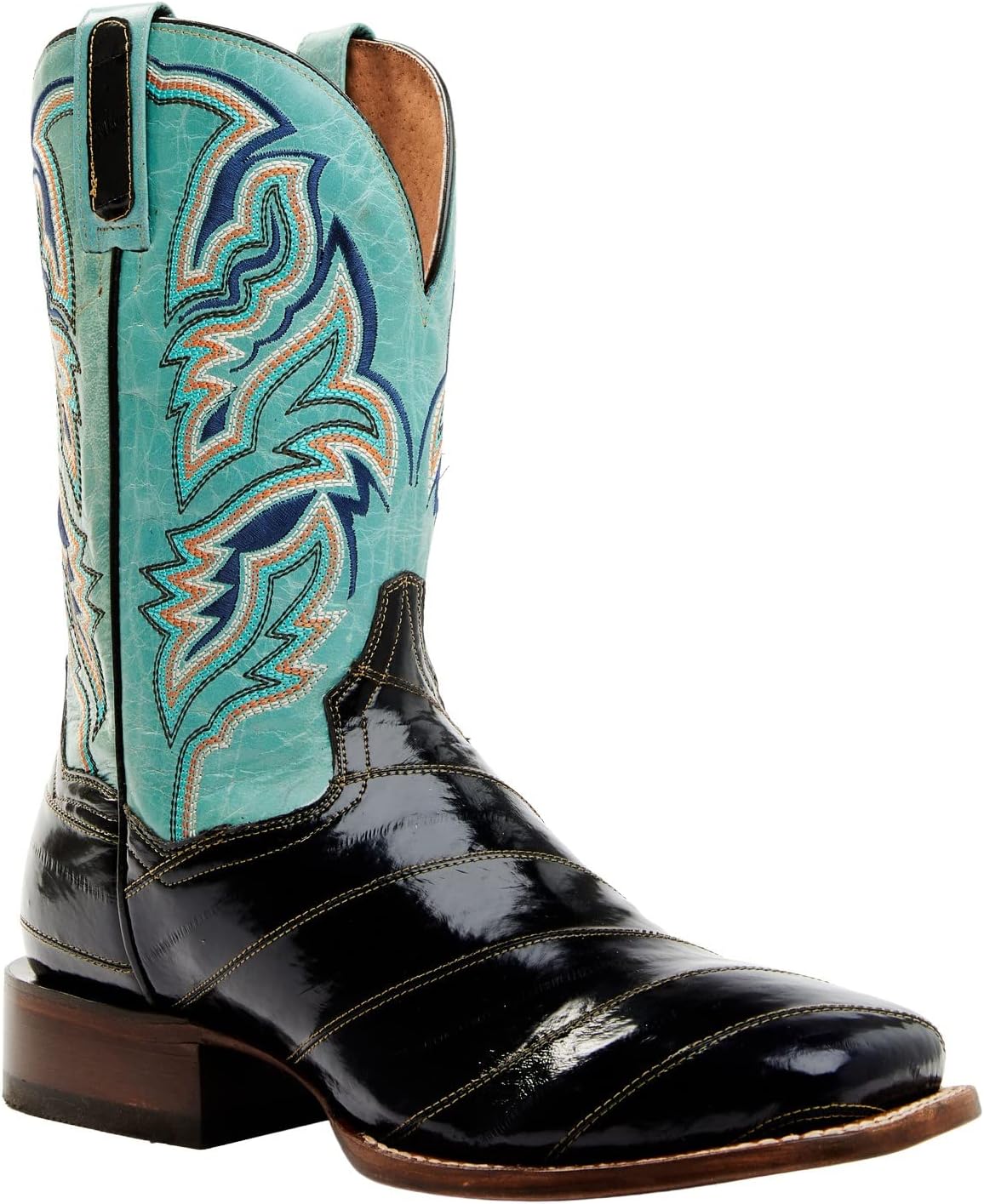 Мужские экзотические западные сапоги Dan Post из угря с широкой квадратной ноской - Dps696, черный/синий
Мужские экзотические западные сапоги Dan Post из угря с широкой квадратной ноской - Dps696, черный/синий