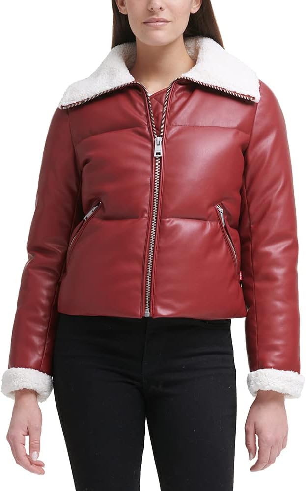 Женская куртка-пуховик Levi's Breanna из искусственной кожи на подкладке из овчины, красный
Женская куртка-пуховик Levi's Breanna из искусственной кожи на подкладке из овчины, красный