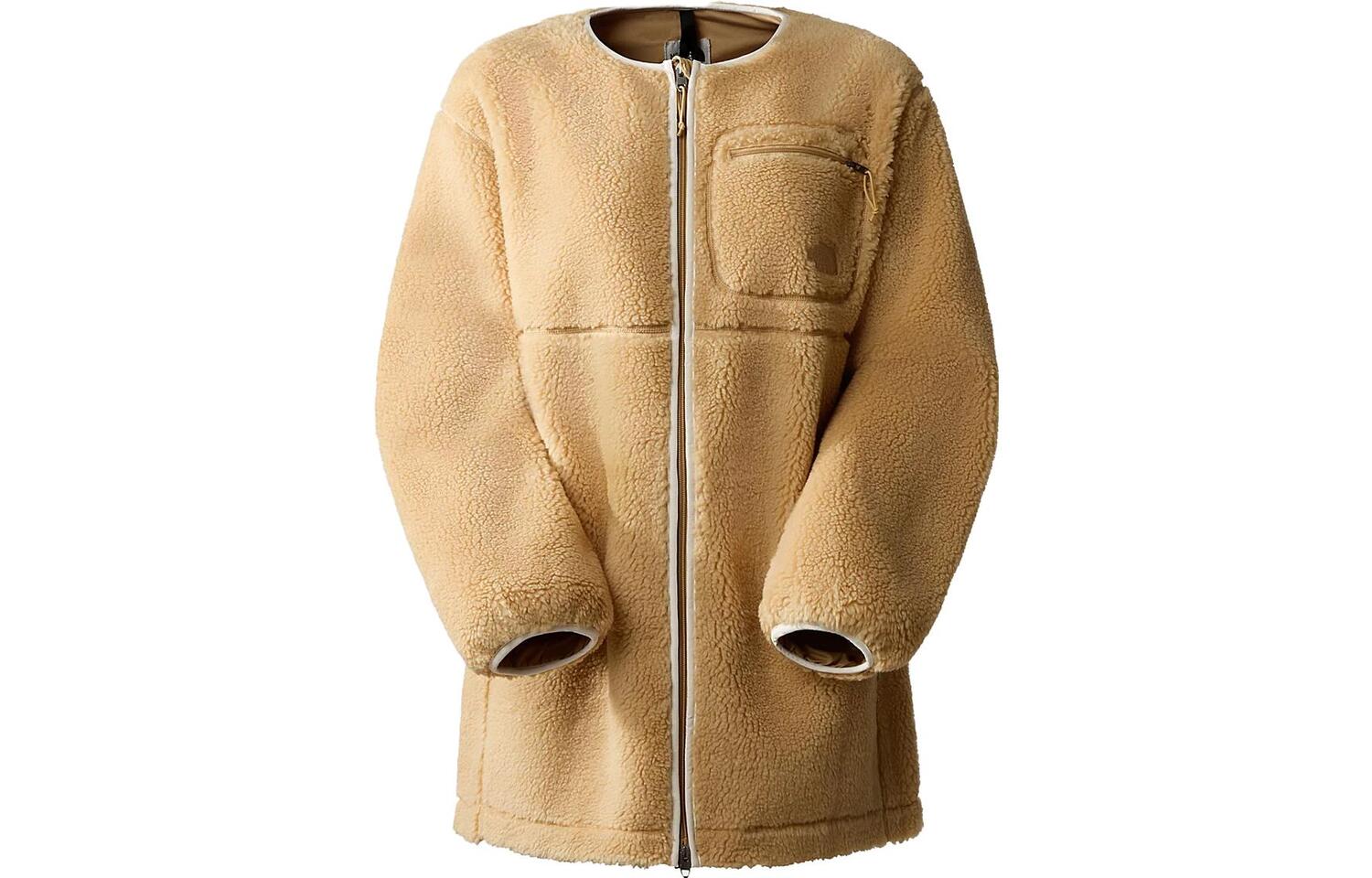 Бархатная куртка женская цвета хаки The North Face
Бархатная куртка женская цвета хаки The North Face