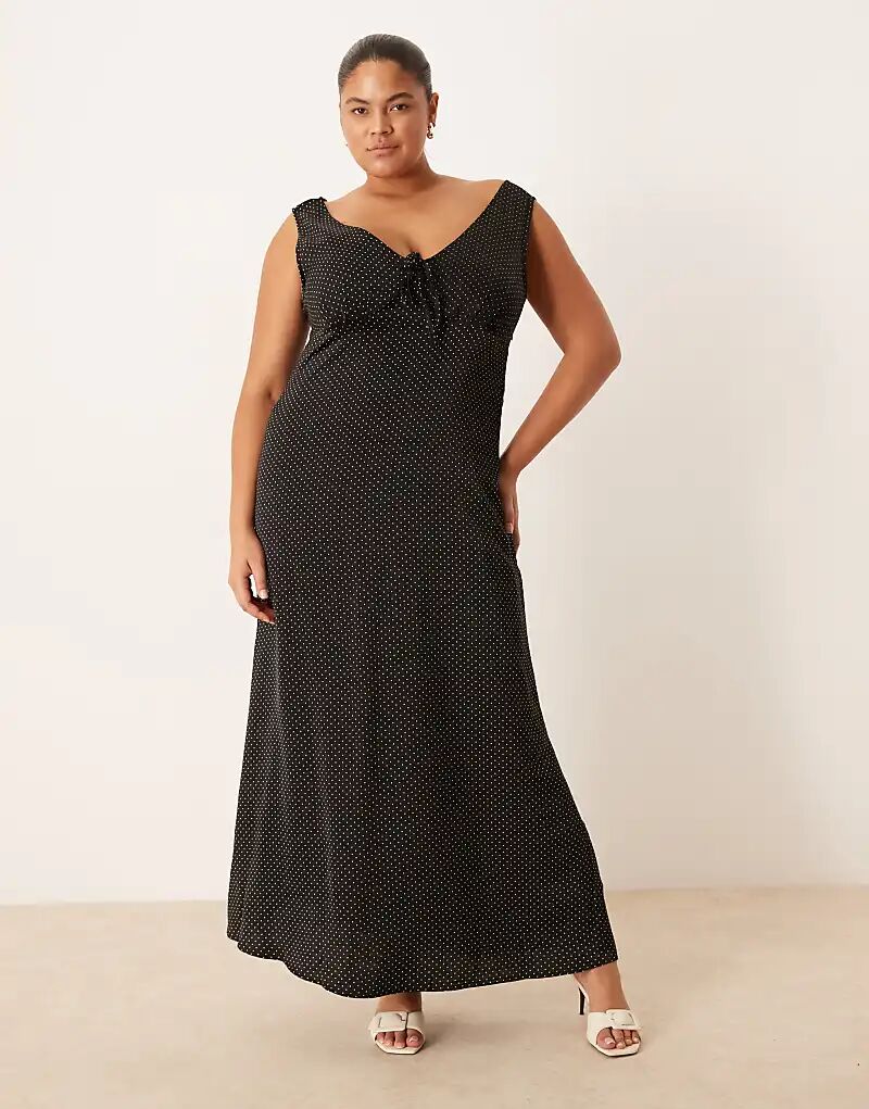 Платье макси из атласа Brave Soul Plus без рукавов черного цвета
Платье макси из атласа Brave Soul Plus без рукавов черного цвета