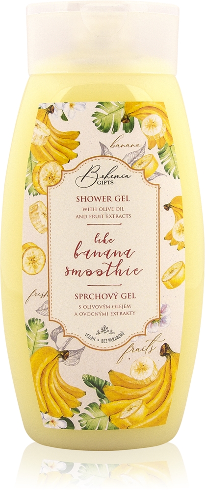 Гель для душа с банановым смузи Bohemia Gifts & Cosmetics, 250 мл
Гель для душа с банановым смузи Bohemia Gifts & Cosmetics, 250 мл