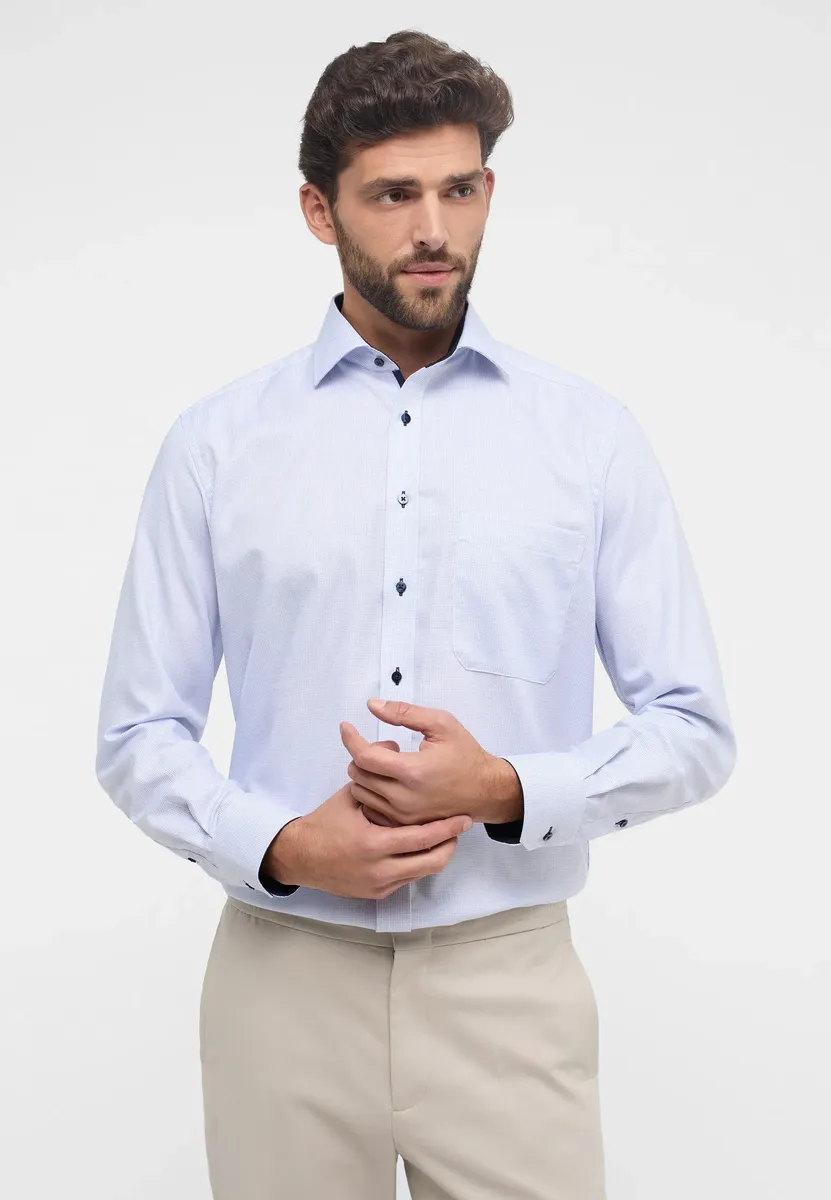 Рубашка Eterna с длинными рукавами "COMFORT FIT", голубой
Рубашка Eterna с длинными рукавами "COMFORT FIT", голубой