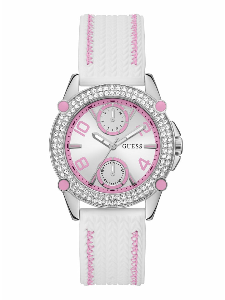 Guess Аналоговые женские часы белого цвета
Guess Аналоговые женские часы белого цвета