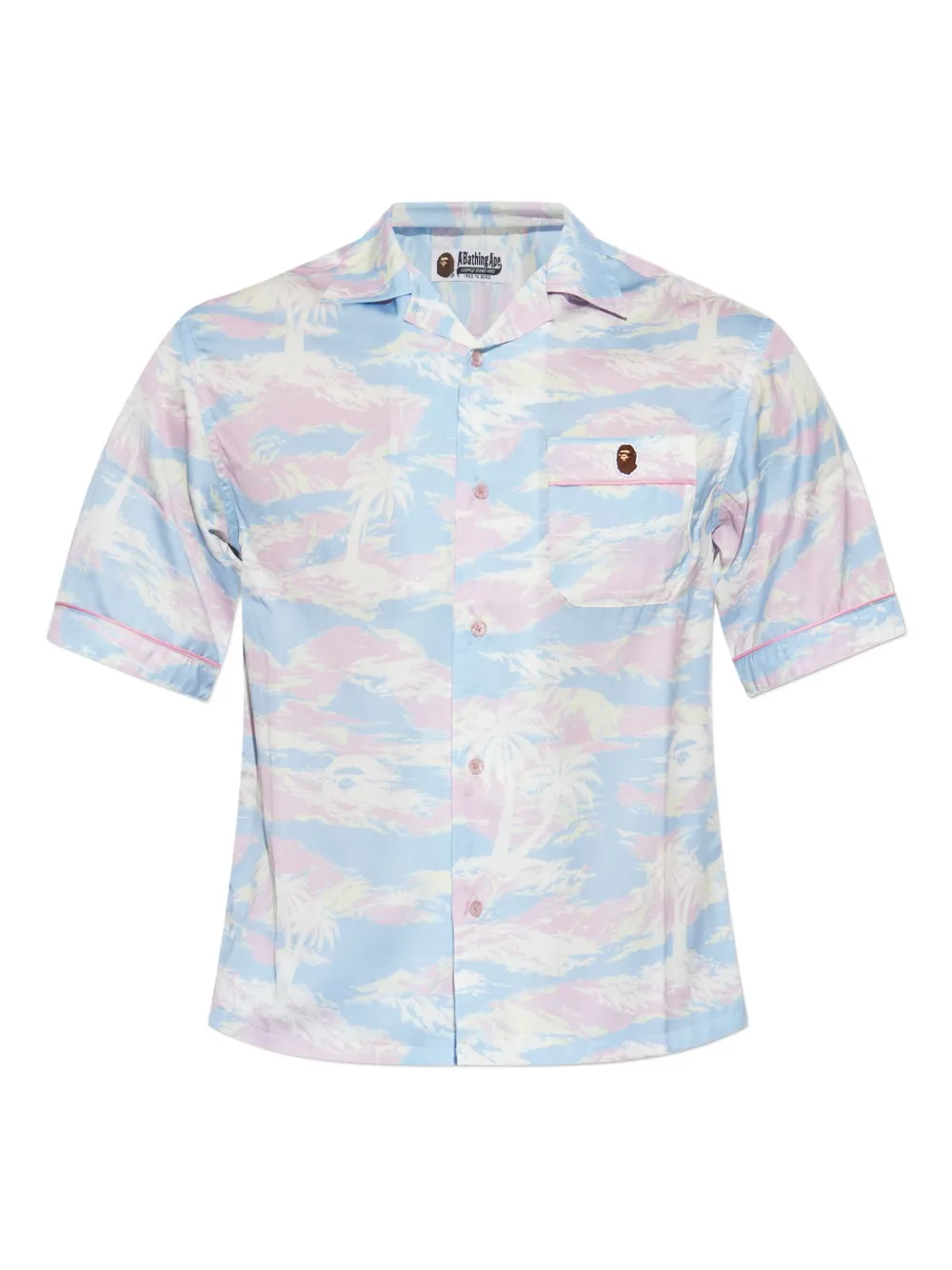 Рубашка с принтом пальм A BATHING APE, синий
Рубашка с принтом пальм A BATHING APE, синий