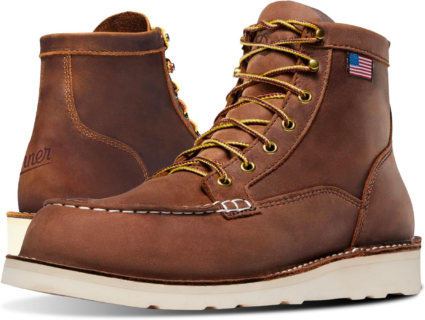 Мужские рабочие ботинки Danner 6” Bull Run с мок-то носком - верх из полной кожи с масляной обработкой, противоскользящая подошва клиновидной формы и стелька с трехслойной амортизацией, стойкость к электрическому току (EH)
Мужские рабочие ботинки Danner 6” Bull Run с мок-то носком - верх из полной кожи с масляной обработкой, противоскользящая подошва клиновидной формы и стелька с трехслойной амортизацией, стойкость к электрическому току (EH)