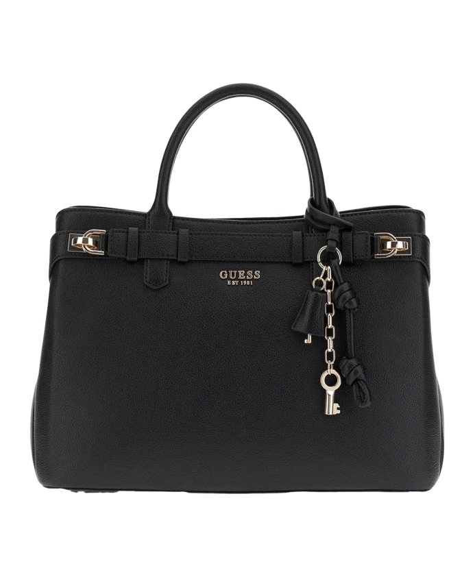 Стильная черная сумка-мессенджер Guess, черный
Стильная черная сумка-мессенджер Guess, черный